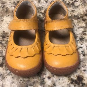 Livie and Luca gently used size 8 Mustard yellow